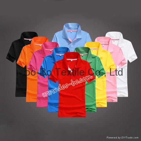 customized t shirt polo neck work clothing market wear any color is available