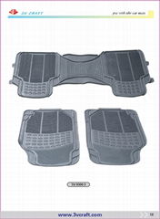 pvc car mat，floor mat.mat.