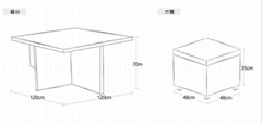 度帆陽台戶外沙發簡約現代客庭院廳臥室美式歐式藤沙發組合