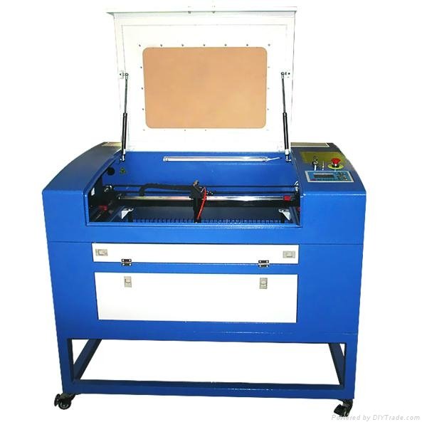 laser cutter/CO2 fabric laser cutting machine 60W HT-460 for sale 2