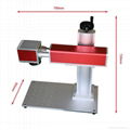 factory price small ring 20W fiber laser engraving machine 2