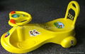 Children's entertainment fitness car from being music swing baby car