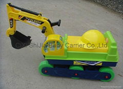 Children simulation excavator toy with music lights increase shall