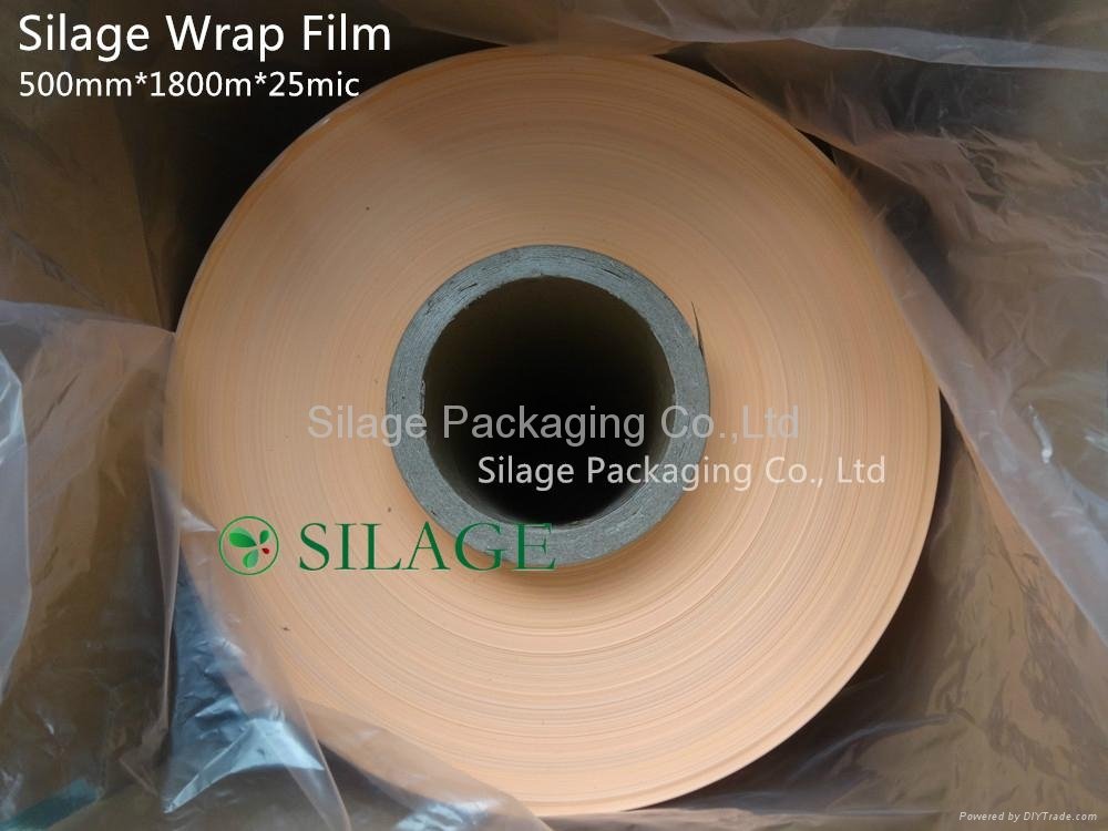 Best Quality Blown Orange LLDPE Silage Wrap