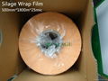 Best Quality Blown Orange LLDPE Silage Wrap 5