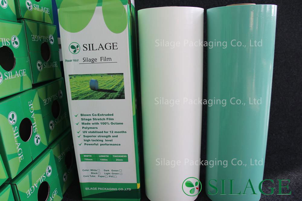 Blown 750mm LLDPE Agricultural Silage Wrap Film 5