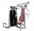 Seated chest press fitness equipment gym