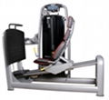 Horizontal leg press fitness equipment