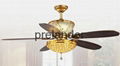Indoor decorative 52”ceiling fan with light 1