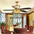 Indoor decorative 52”ceiling fan with light 2