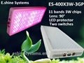 ES-400X3W-3GP hydroponic 1200w hydroponics led grow panel lighting 5