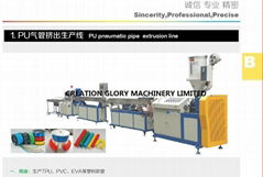 High Quality TPU Pneumatic Hose Plastic Extrusion Machine