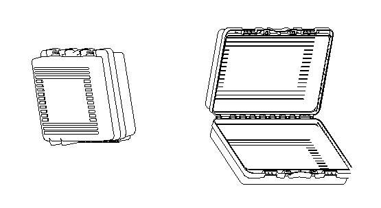 Plastic Tool Box with Foam Insert 5