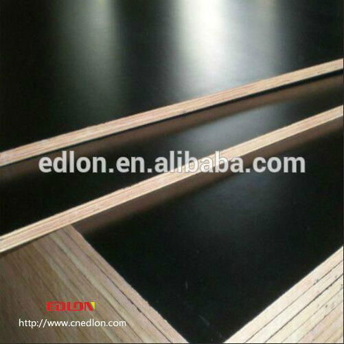 China Brand Bottom Price Black Shiny Film Faced Construction Plywood