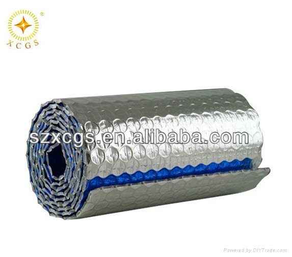 aluminum foil coated PE bubble heat and thermal insulation materials for roof wa