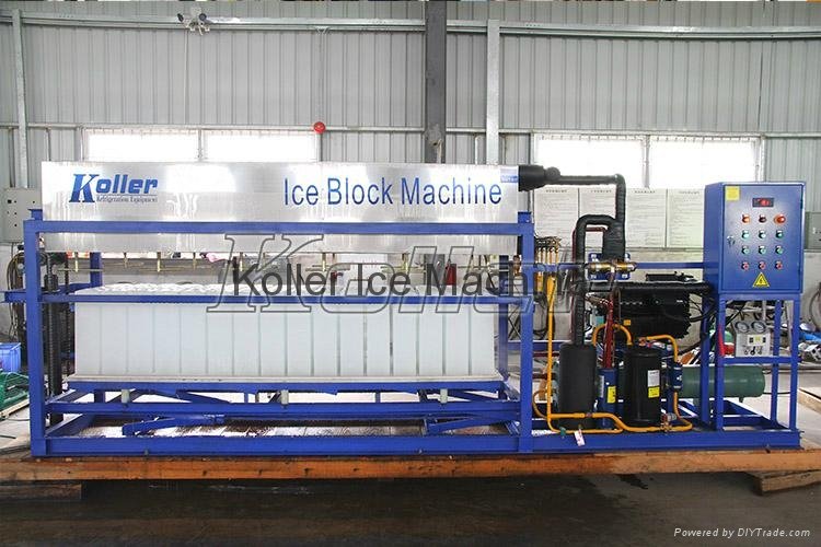 科勒爾製冰機日產3噸直接蒸發冰磚機