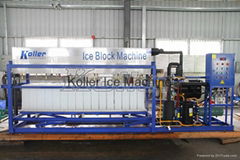 科勒尔制冰机日产3吨直接蒸发冰砖机