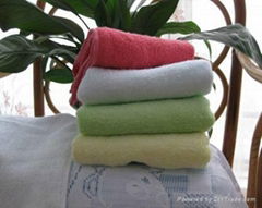 Small bamboo cotton towel: