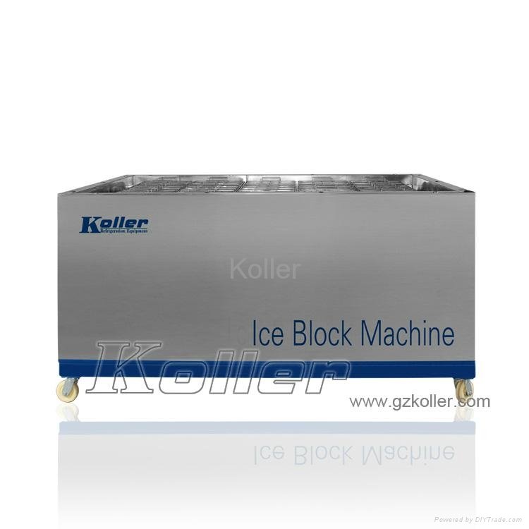 Koller 3 tons brine cooling block ice machine  4