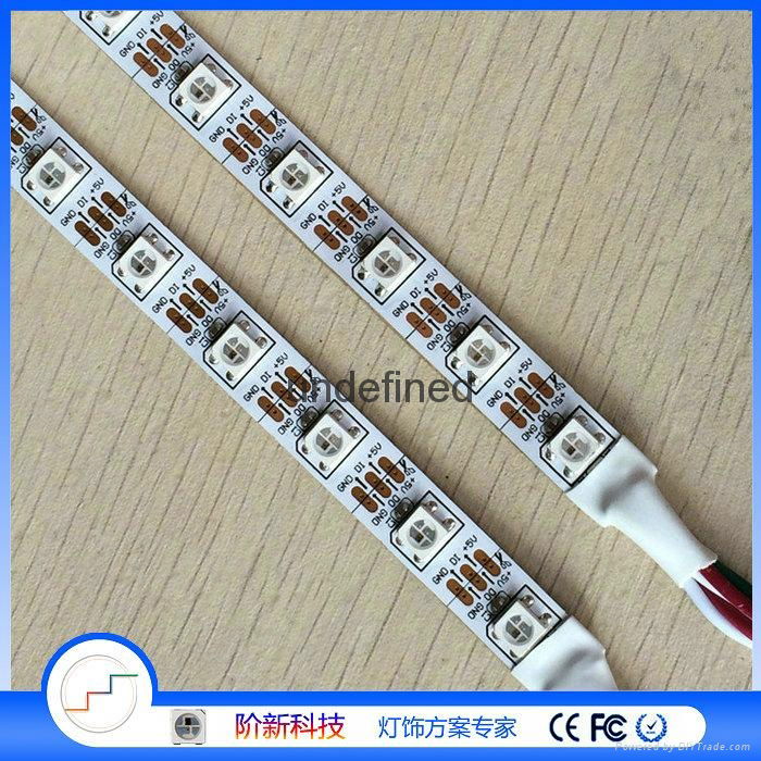 Order new technology WS2812B flexible strip 5050 built-in IC flexible strip 3