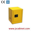 Yellow 4 Gallon Powder Coated Flammable Chemical Storage Cabinets For Laboratory 1