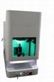 Enclosed 10W 20W 30W fiber laser metal color marking machine