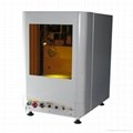 Enclosed 10W 20W 30W fiber laser metal color marking machine 3