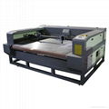 80w auto feeding fabric leather laser cutting machine with 1600*1000mm  1