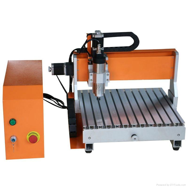 Mini CNC wood 3d engraving router with 800W spindle and 300*400mm working area