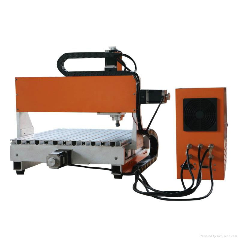 Mini CNC wood 3d engraving router with 800W spindle and 300*400mm working area 3