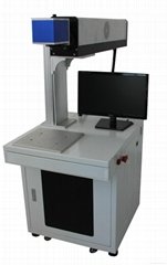 30W CO2 laser marking machine, shirt button with RF tube