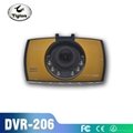 China DVR Manufacturer 2.4 Inch HD 720P Night Vision Car Camera Systemm M6 120 W 3