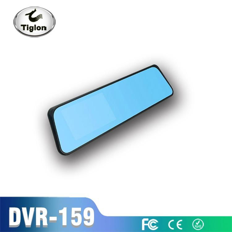 dual lens car dvr with rearview mirror car camera reversing car dvr  3