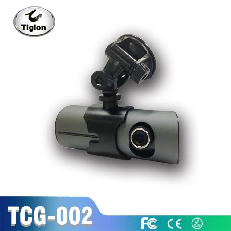 1080p ful hd car dvr with dual lens and GPS tracker option