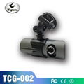 1080p ful hd car dvr with dual lens and GPS tracker option
