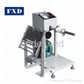 Plastic film rewinding machine 1