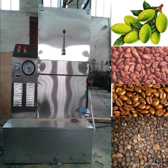 Low price more oil cocoa bean hydraulic oil press machine 4