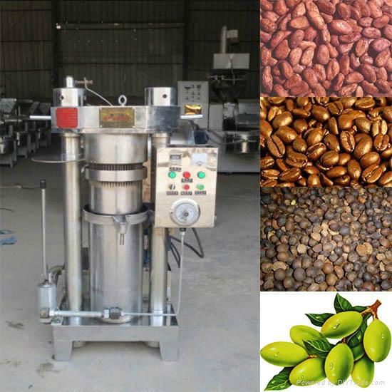 Low price more oil cocoa bean hydraulic oil press machine 5