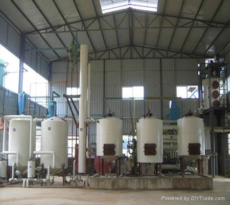 Hot sale 5TPD batch soybean crude oil refinery 