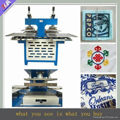 silicone trademark embossing machine for cloth