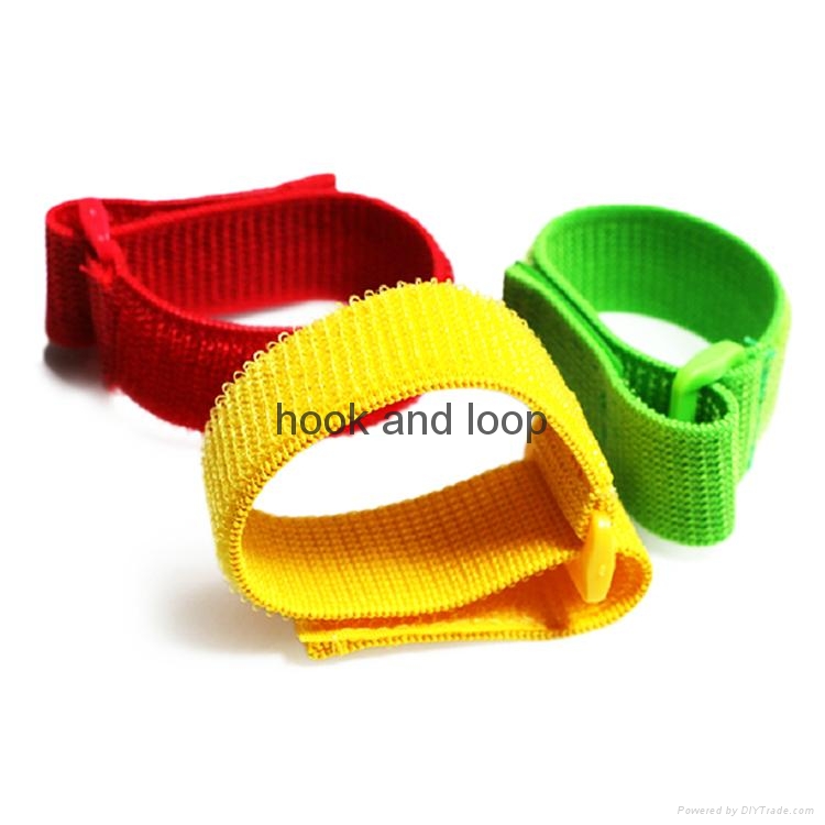 High Elastic hook and loop custom elastic straps with buckle KN0824