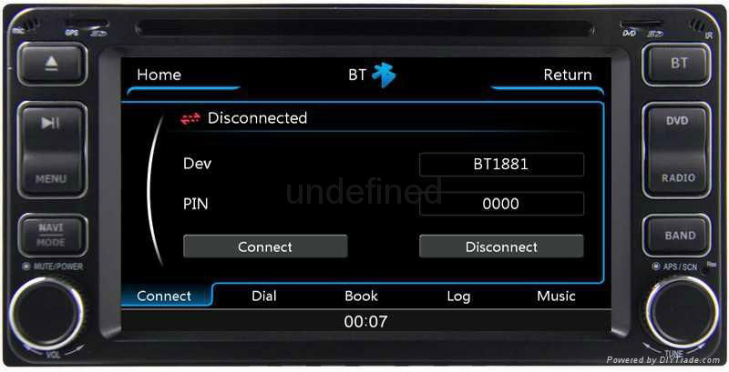 6.2'' car gps navigation for Toyota Corolla ex UNIVERSAL touch screen car stereo 4