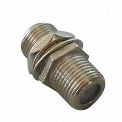 f type female to female F Female To F Female Connector With Screw Nut (CT105)