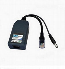 DC12V1A 802.3af Pd 100M Distance POE Splitter (POE110PD)