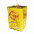 sesame oil tin barrel in large size made