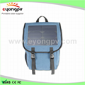 new Solar backpack with 5000mAh Power Battery 2