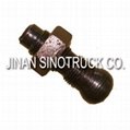 Sinotruk Howo truck parts Valve setting screw 614050010 1