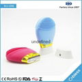 Wireless Charging Silicone Cleaning Skin Device     