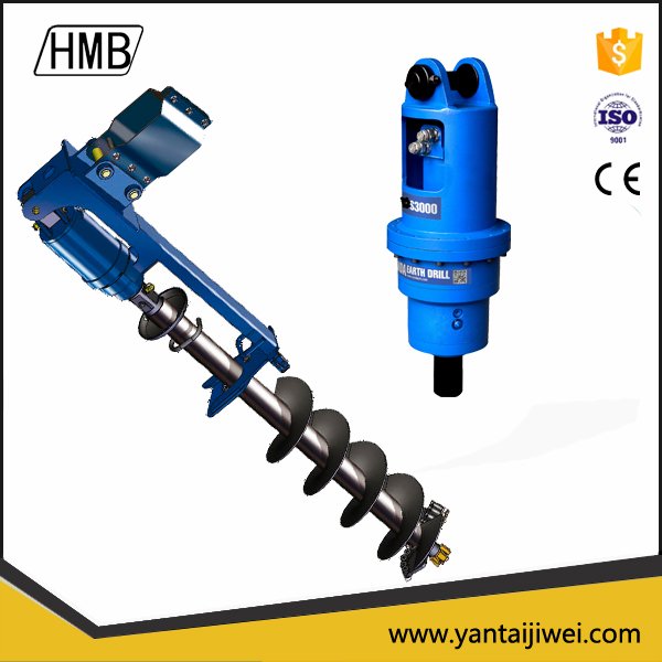 hydraulic earth auger /ground hole drilling machiner