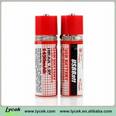 Lycek Hot Sale1.2V USB 1450MAH Rechargable AA Battery